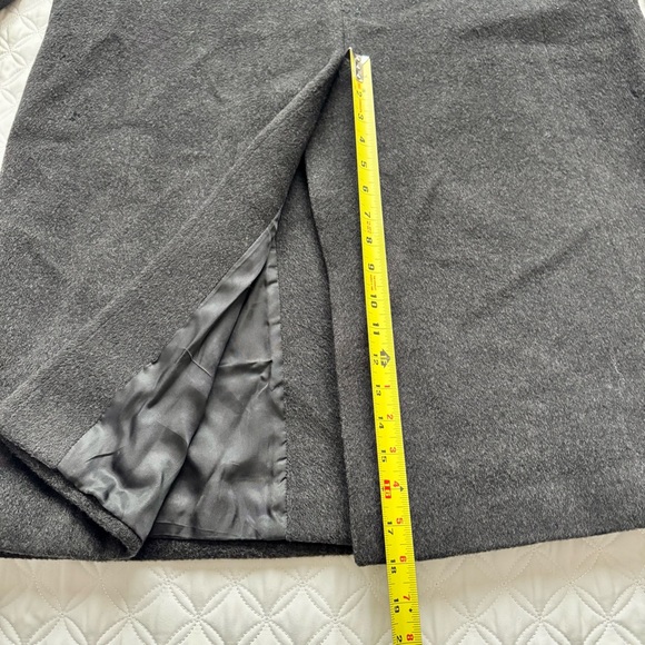 American Male Charcoal Gray Long Wool Cashmere Overcoat Sz L 42 - Picture 11 of 16